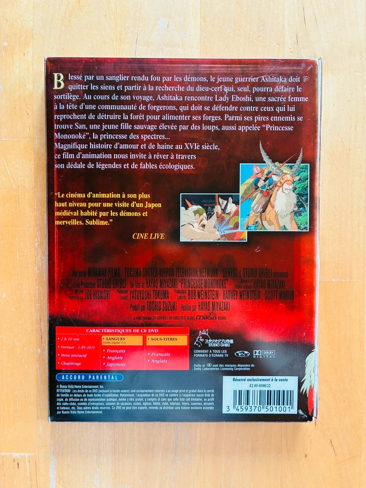 Verzamelbox met dvd's van Princess Mononoke Studio Ghibli collector's editie. – photo 2